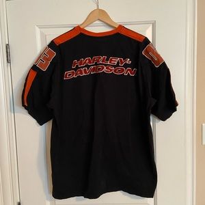 Harley Davidson Patchwork Jersey-style t-shirt